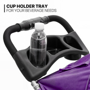 Pet Joyland Foldable Cat and Dog Stroller with Mesh Window and Cup Holder